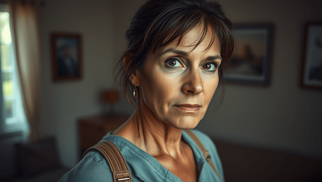 Femme dépressive Femme dépressive qui passe le test de dépression