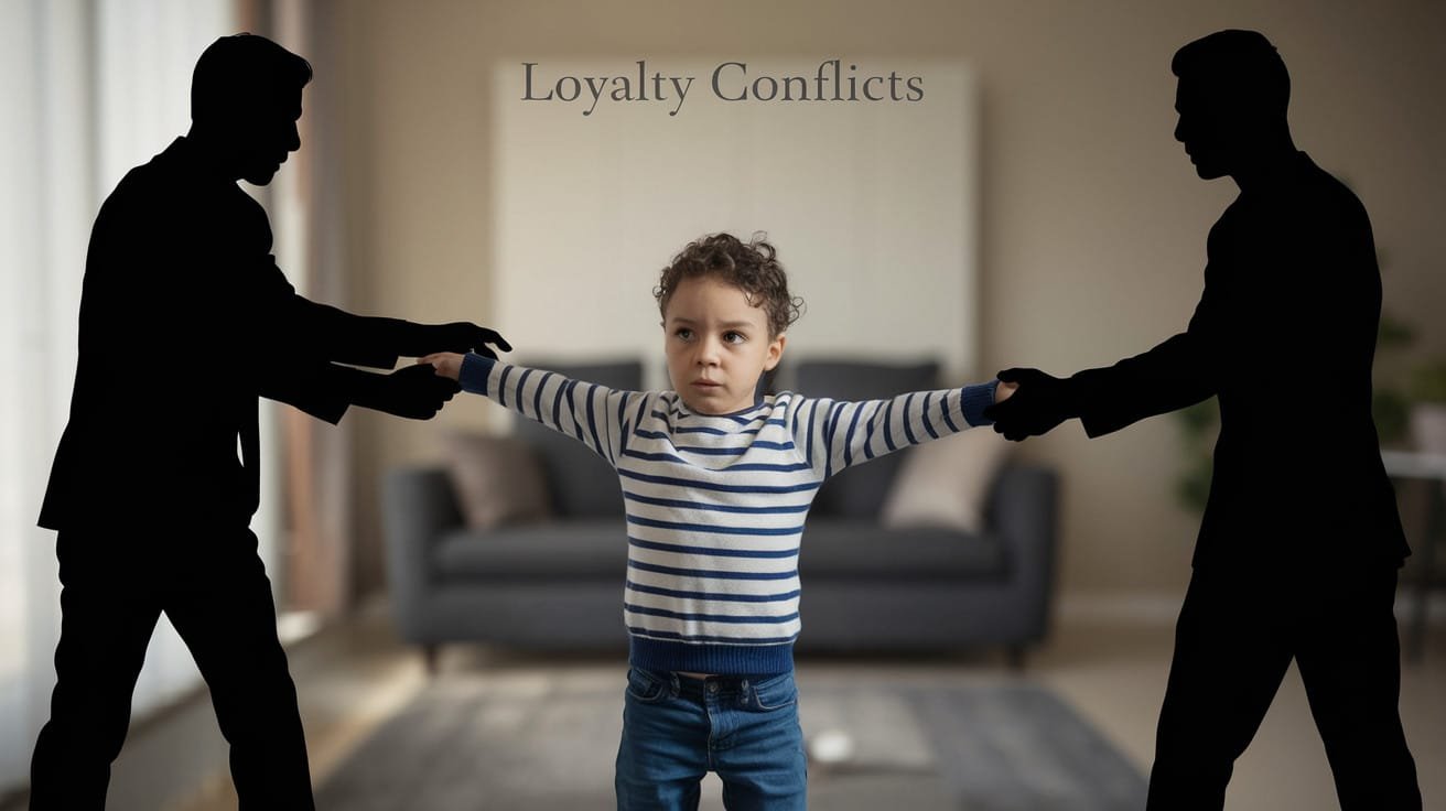 conflit de loyauté enfant avec un conflit de loyauté