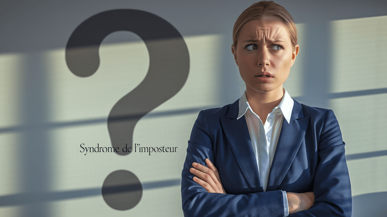 Femme avec le syndrome de l’imposteur femme qui se demande si elle a le syndrome de l'imposteur